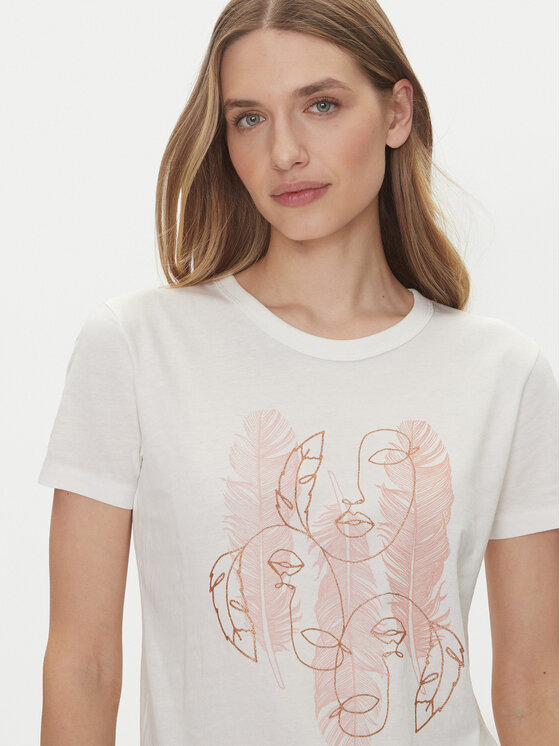 JDY JDY T-Shirt Michigan 15311702 Biały Regular Fit