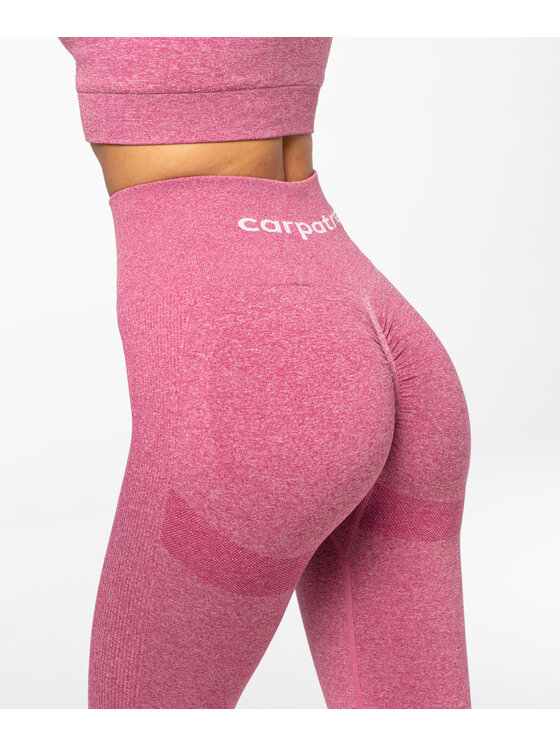 Carpatree Carpatree Legginsy Allure Leggings Różowy Fitted Fit