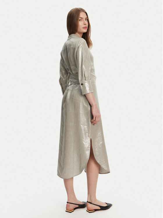 Marella Marella Vestito estivo Talpa 2513221134 Grigio Regular Fit