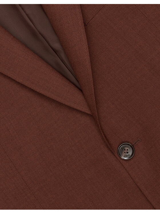 Borgio Borgio Marynarka barzano_cg Miedziany Slim Fit