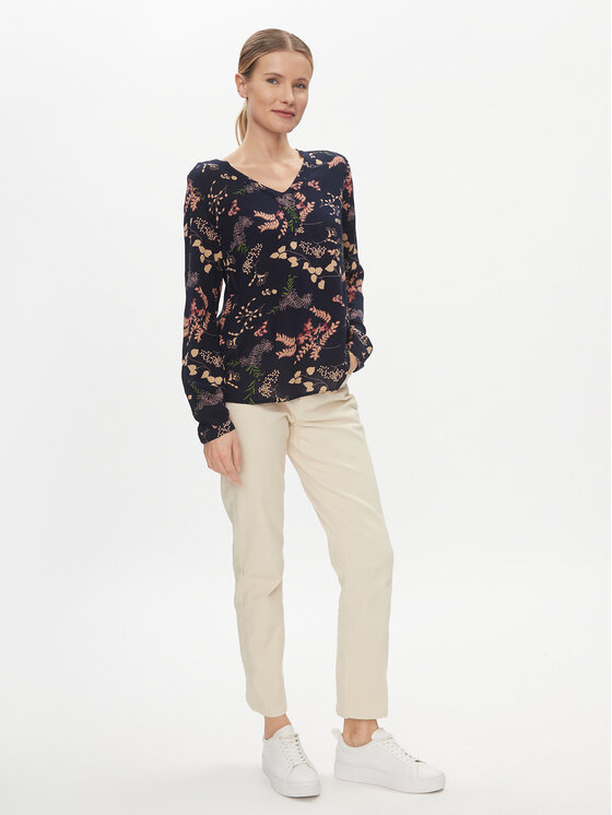 Kaffe Kaffe Bluse 10504059 Dunkelblau Regular Fit