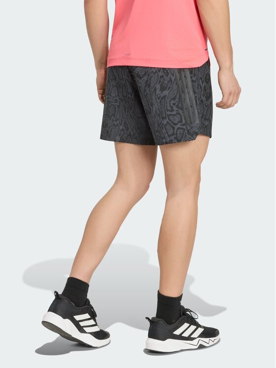 adidas adidas Sportshorts D4T Primelift Aop KT5267 Dunkelgrau Regular Fit