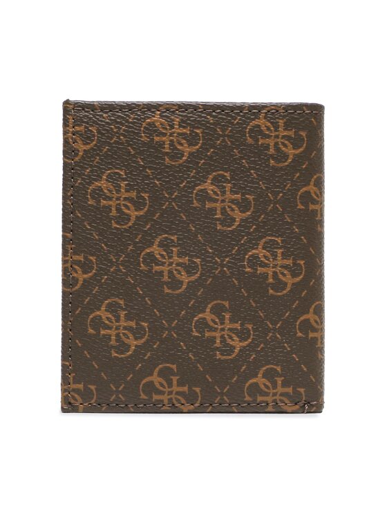 Guess Guess Sada peňaženka a kľúčenka Gift Box GFBOXM P3301 Hnedá