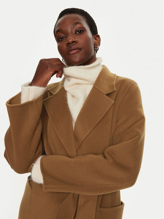 IVY OAK IVY OAK Cappotto di lana Celia IO111046 Marrone Loose Fit