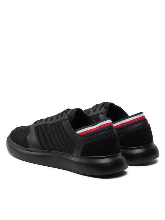Tommy Hilfiger Tommy Hilfiger Laisvalaikio batai Lightweight Cup Seasonal Mix FM0FM04961 Juoda