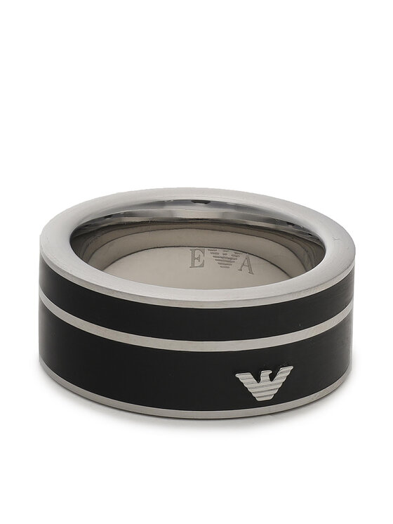 Emporio Armani Prsten EGS2032040 Crna