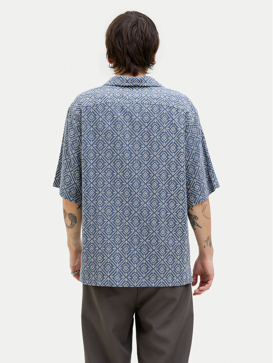 Jack & Jones Jack & Jones Ing Bluvincent 12273289 Kék Relaxed Fit