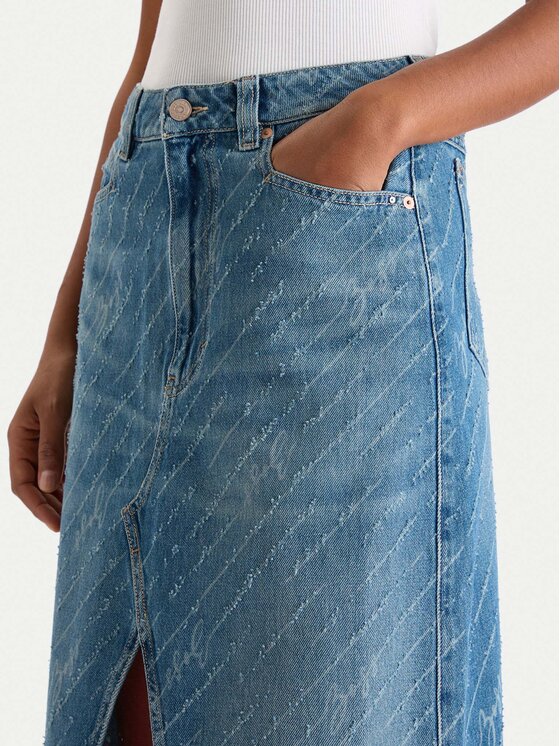 BOSS BOSS Gonna di jeans 50542445 Blu Regular Fit