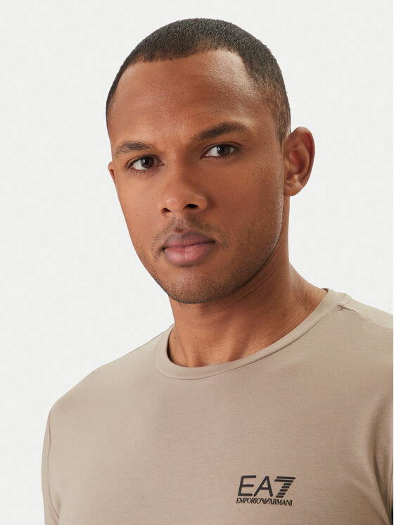 EA7 Emporio Armani EA7 Emporio Armani Majica dugih rukava 8NPT28 PJVQZ U6167 Bež Slim Fit