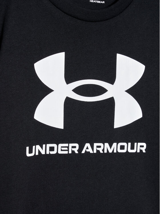 Under Armour Under Armour Футболка Ua Sportstyle Logo 1363282 Чорний Loose Fit
