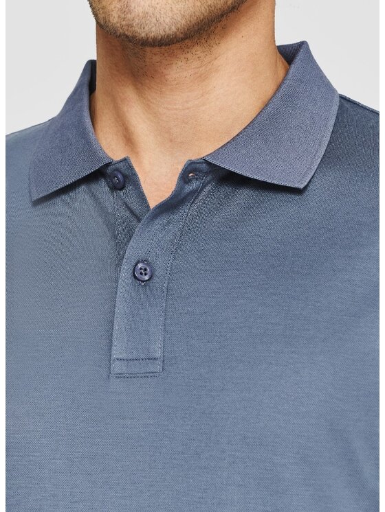 Pako Lorente Pako Lorente Polo P26SF-TX-012 Niebieski Classic Fit