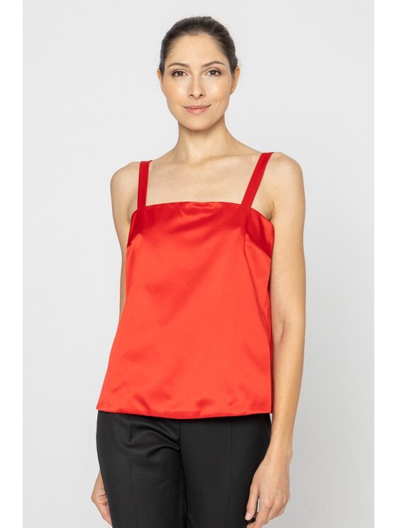 Deni Cler Milano Deni Cler Milano Top W-DC-0054-D5-L1-30-1 Czerwony