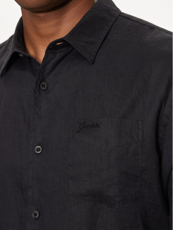 Guess Guess Camicia M2YH44 WERX0 Nero Regular Fit