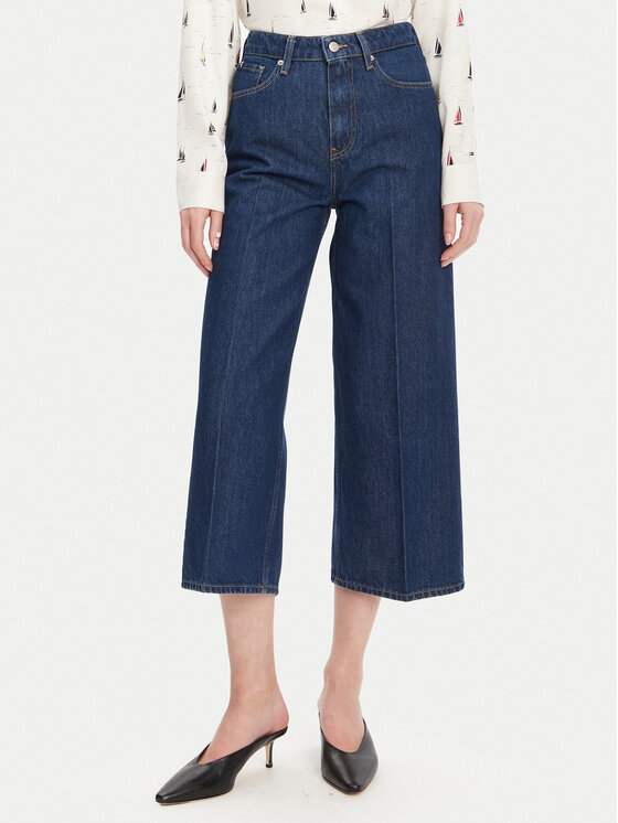 Tommy Hilfiger Tommy Hilfiger Jeansy WW0WW44360 Modrá Wide Leg