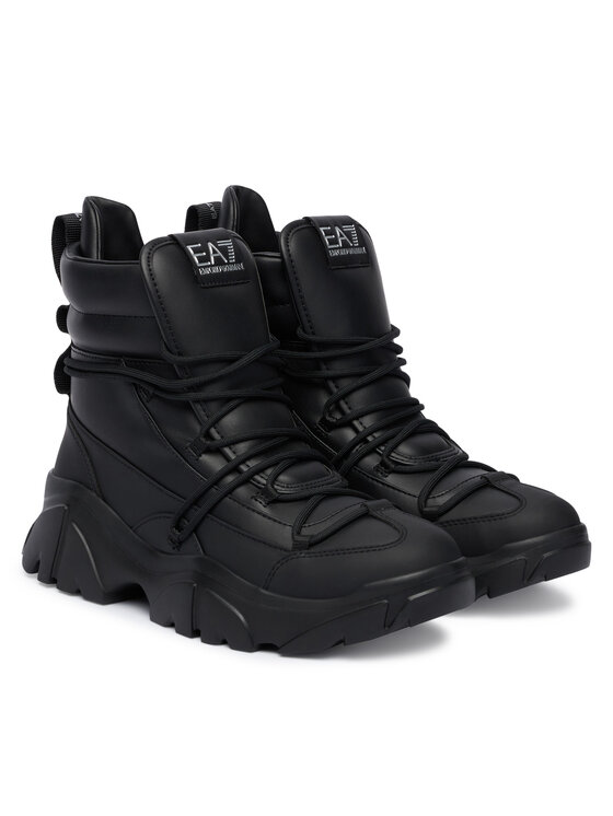 EA7 Emporio Armani EA7 Emporio Armani Šnurovacia obuv 7X000335 AF18611 MC061 Čierna