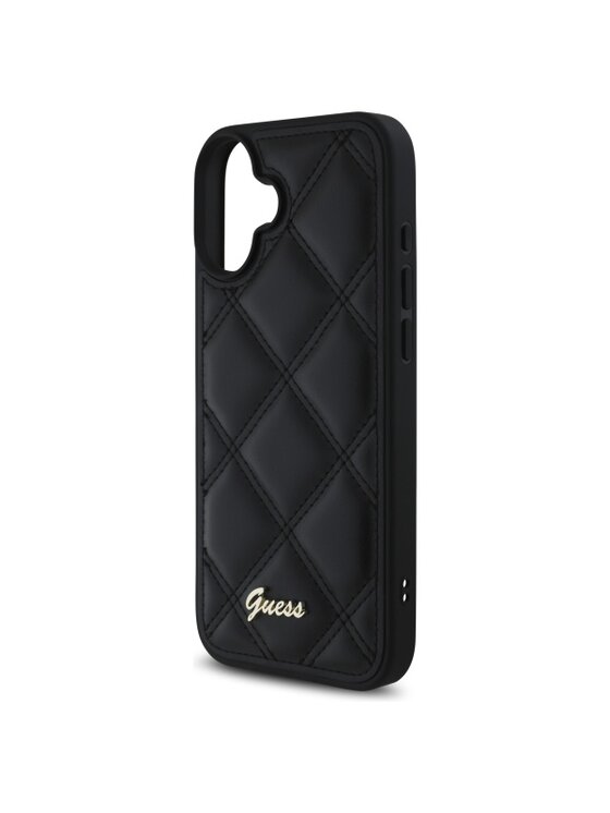 Guess Guess Etui na telefon Apple iPhone 16 Czarny