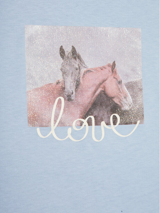 United Colors Of Benetton United Colors Of Benetton Marškinėliai 3I1XC10HS Mėlyna Regular Fit