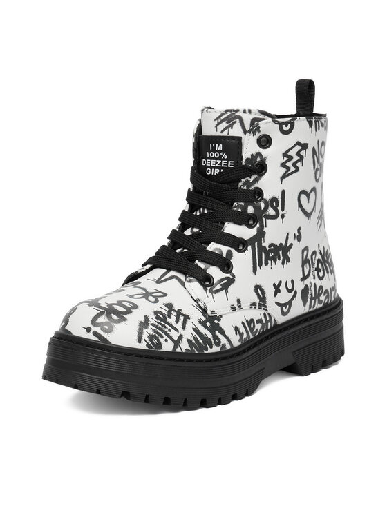 DeeZee DeeZee Šnurovacia obuv CEO-AVO-2209-021 Biela