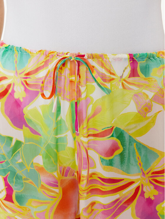 Seafolly Seafolly Spodnie materiałowe 55192-PA Kolorowy Relaxed Fit