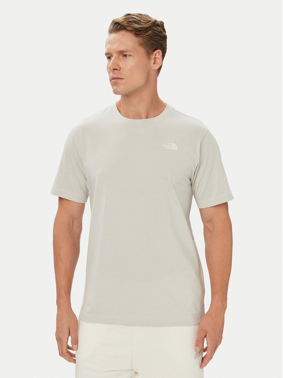 The North Face Tricou Evolution Simple Dome NF0A8CZ2 Gri deschis Regular Fit