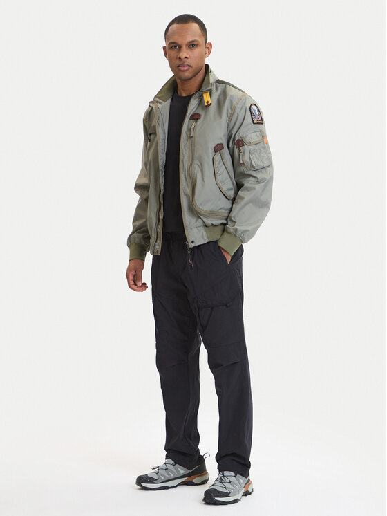 Parajumpers Parajumpers Kalhoty z materiálu Mallaig 26SMPMPATU05 Černá Regular Fit