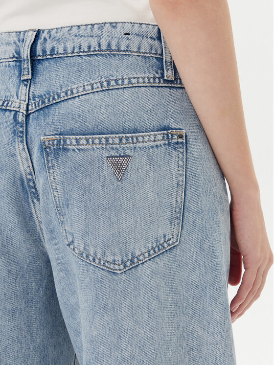 Guess Guess Jeans W5YA82 D5QKA Blau Wide Leg