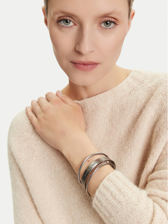 Patrizia Pepe Zestaw 3 bransoletek 8J1740/M073-S741 Srebrny