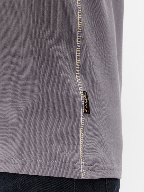 Napapijri Napapijri Poloshirt E-Aylmer NP0A4HTN Grau Regular Fit