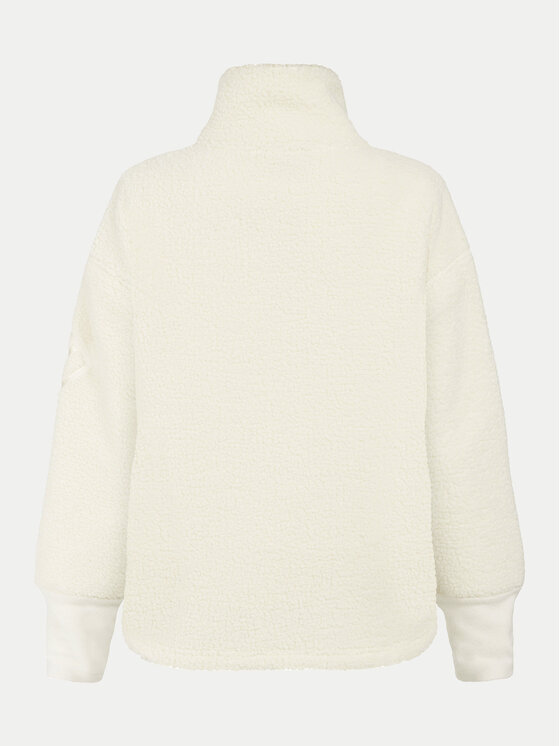 Didriksons Didriksons Felpa di pile Mella 505446 Écru Relaxed Fit