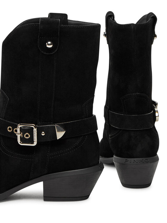 PINKO PINKO Kovboju apavi Tex 08 SD0197P002 Melns