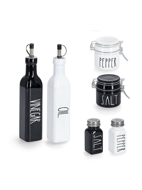 MIAhome MIAhome Słoik na przyprawy 100 ml MAKEDO PEPPER Biały