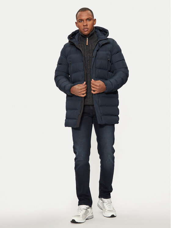Geox Geox Télikabát M4628L T3128 F1624 Sötétkék Regular Fit