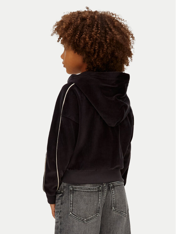 Calvin Klein Jeans Calvin Klein Jeans Mikina Velvet IG0IG03088 Čierna Regular Fit