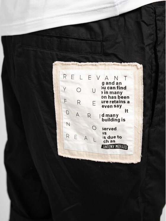 Antony Morato Antony Morato Σορτς MMSH00128 FA900044 Μαύρο Regular Fit