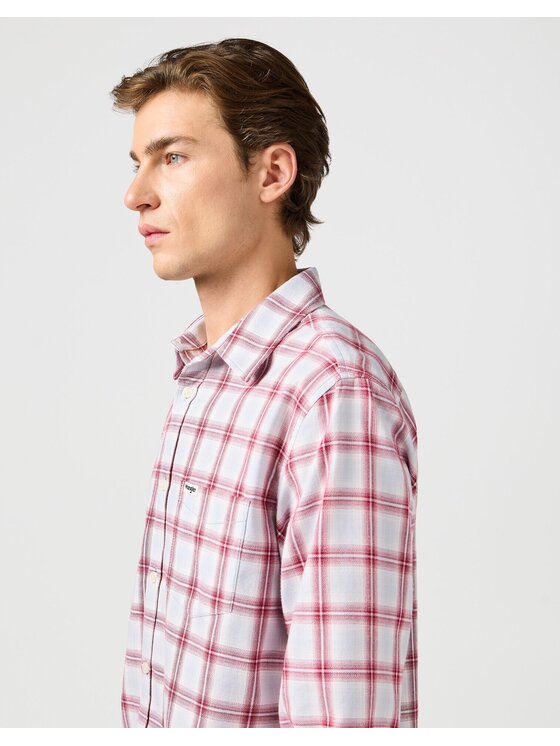 Wrangler Wrangler Koszula 1 PKT SHIRT Kolorowy Regular Fit