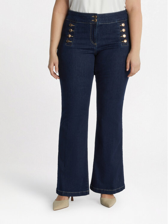 Fiorella Rubino Fiorella Rubino Jeans P568T004780N034 Blu Flare Fit