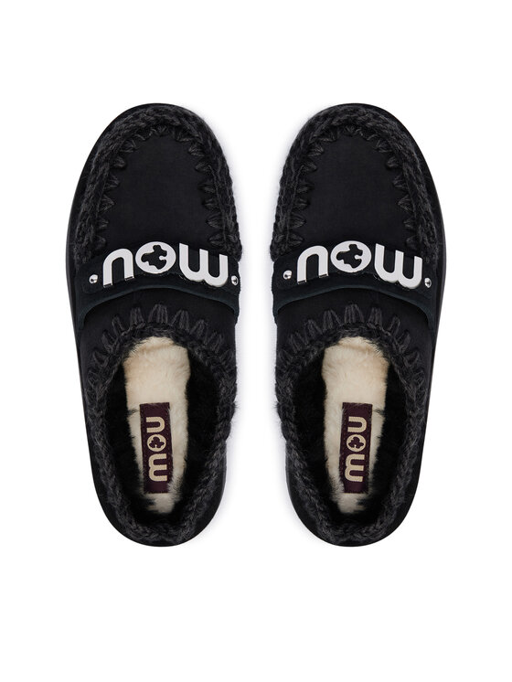 Mou Mou Sniego batai Bounce Clog FW531001A Juoda