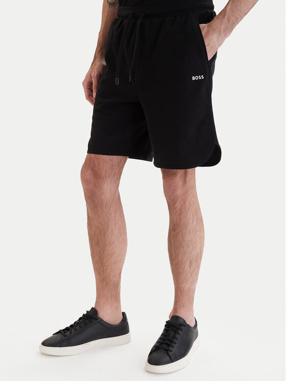 BOSS BOSS Pantaloncini sportivi Member 50558883 Nero Relaxed Fit