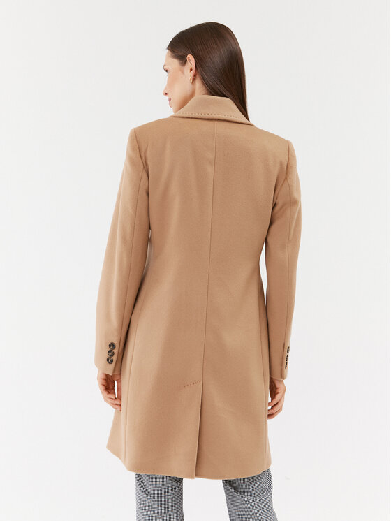 Marella Marella Вълнено палто Ocarina 2330161538 Кафяв Regular Fit