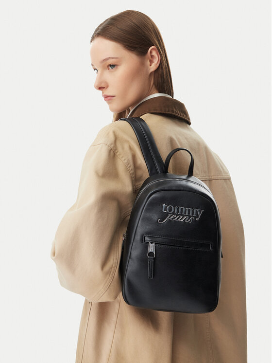 Tommy Jeans Rucsac Tjw Bold Backpack AW0AW18766 Negru