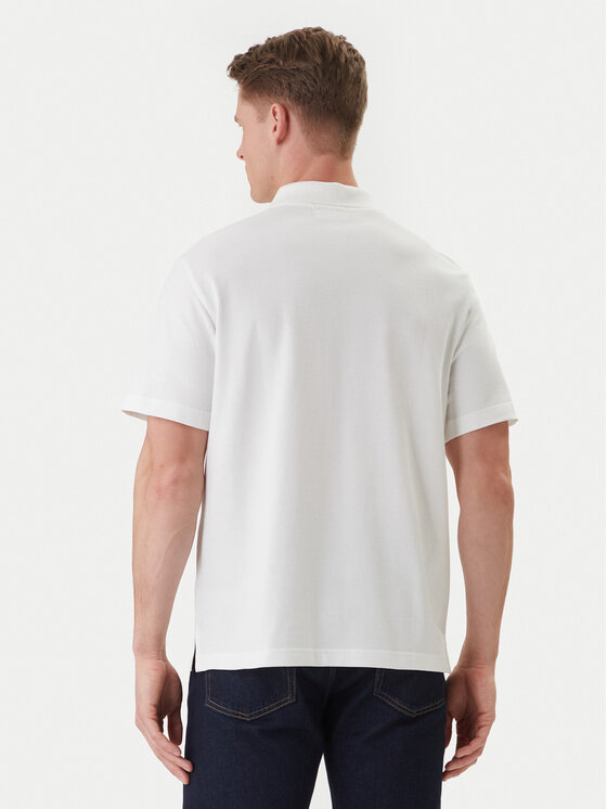 Calvin Klein Jeans Calvin Klein Jeans Polo majica Easy Monologo LV04RF209G Bela Regular Fit