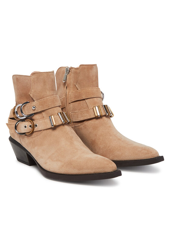 PINKO PINKO Kowbojki Tex 13 SD0343 P002 Beżowy