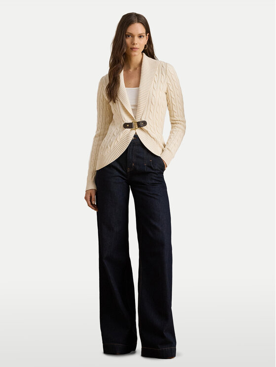 LAUREN RALPH LAUREN LAUREN RALPH LAUREN Kardigán 200P03473003 Béžová Regular Fit