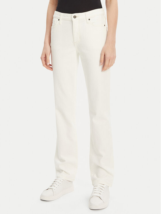 Guess Jeans Guess Jeans Jeansy W5GA98 D5M62 Bílá Skinny Fit