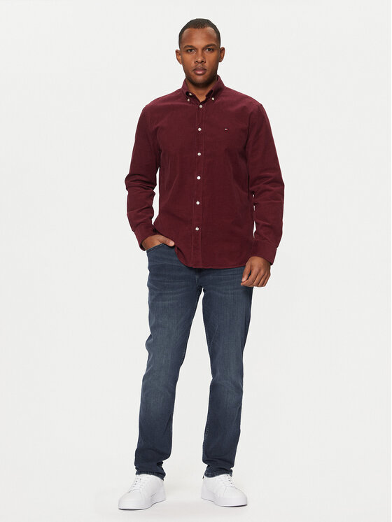 Tommy Hilfiger Tommy Hilfiger Traperice Denton MW0MW39035 Plava Straight Fit