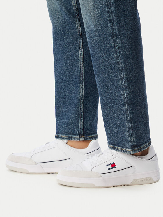 Tommy Jeans Tommy Jeans Sneakersy Tjm Cupsole Leather EM0EM01660 Bílá