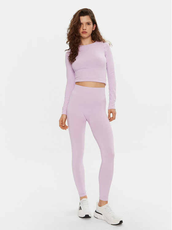 4F 4F Lenjerie de corp termoactivă partea de jos 4FWAW24USEAF153 Violet Slim Fit