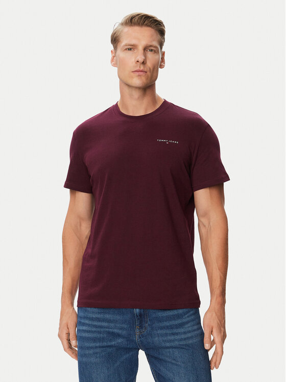 Tommy Jeans Tommy Jeans Marškinėliai DM0DM21780 Violetinė Regular Fit