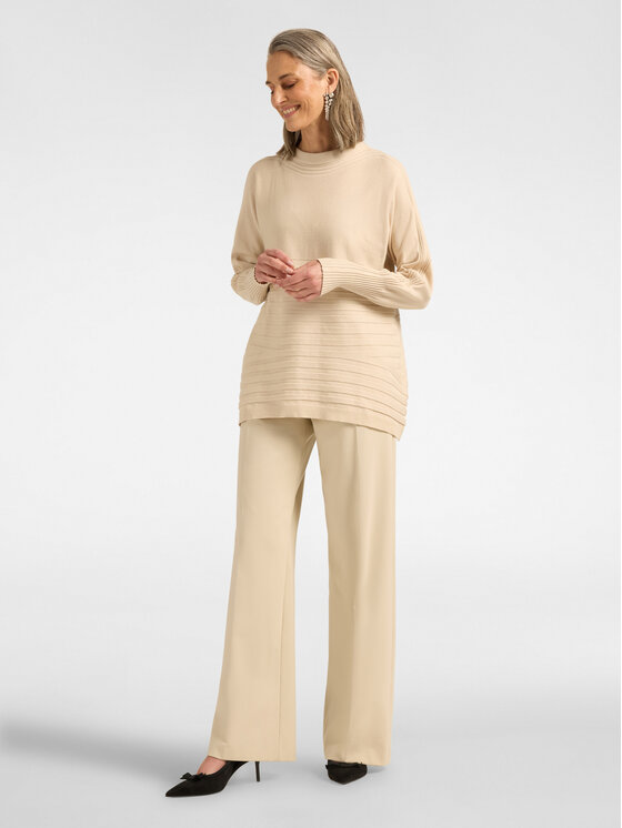Elena Mirò Elena Mirò Sweter M102Z000867N002 Kremowy Regular Fit