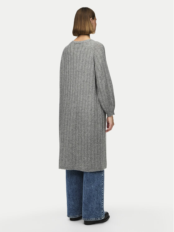 Pieces Pieces Pletena jopica Maggy 17150959 Siva Loose Fit